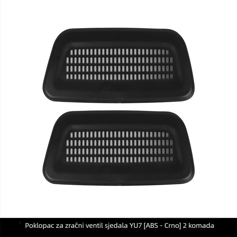 Kapa za zaštitu od prašine ispod izlaza zraka ispod sjedala Xiaomi Yu7 – nehrđajući čelik, Coolness marka, dodatak za instalaciju protiv začepljenja