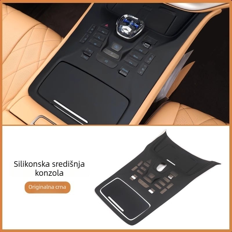 Silikonska zaštitna podloga za središnju ploču Denza D9 (Materijal: Silikon; Tip: Središnja kontrola; Kompatibilnost: Denza D9 24-25)