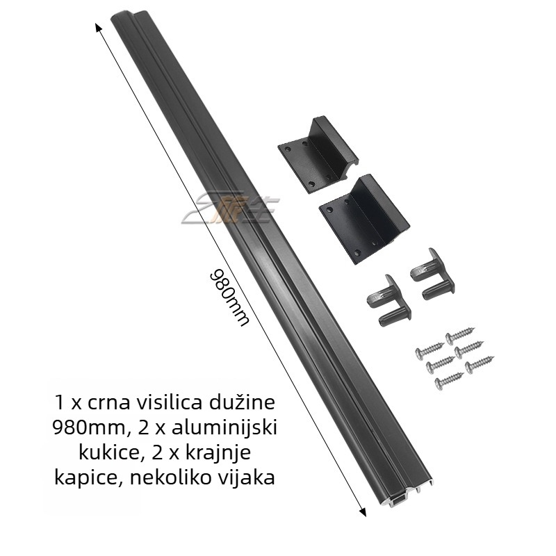 Bočni viseći nosač stola za kamp vozilo – aluminijska legura, Travel life, podrijetlo: Hunan