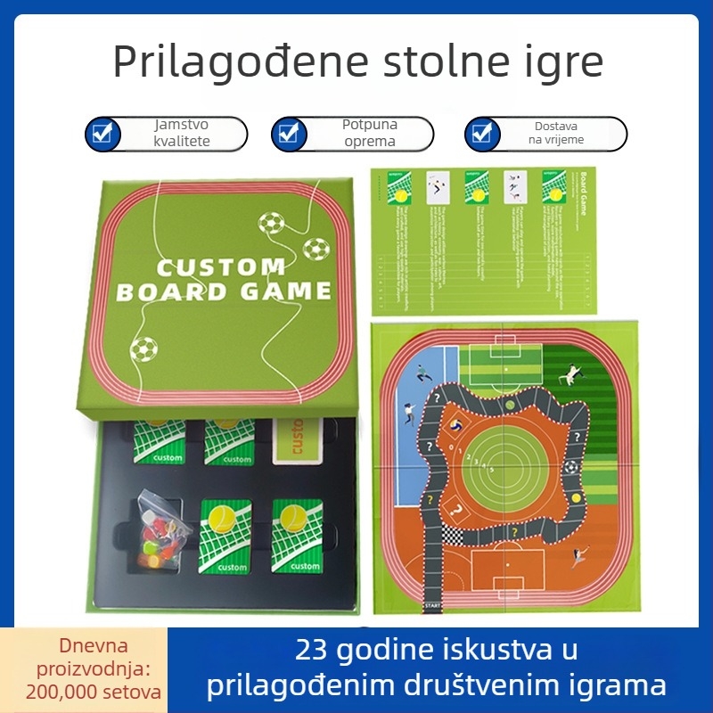 Dječji set društvenih igara, interaktivna igra roditelj-dijete s Monopoly i Snake and Ladders, edukativni puzzle s karticama razvoja