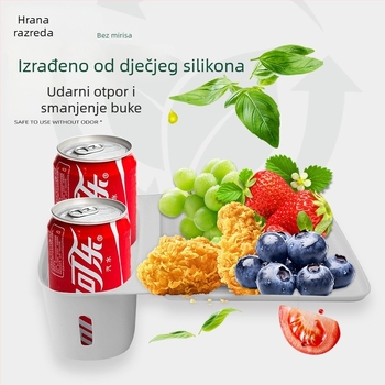 Silikonska unutarnja protuklizna podloga za središnju konzolu s bežičnim punjenjem za Xpeng G6 i poklopac držača čaše (Brand SNBLO, Model Xpeng G6, Materijal Silikon, Tip Unutarnji Silikonski Dodaci)