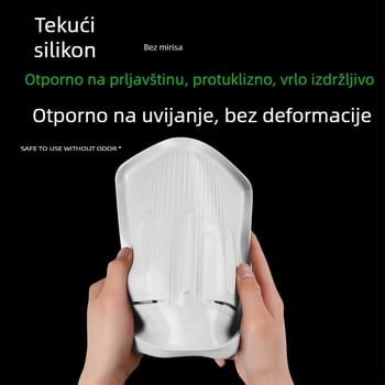 Silikonska unutarnja protuklizna podloga za središnju konzolu s bežičnim punjenjem za Xpeng G6 i poklopac držača čaše (Brand SNBLO, Model Xpeng G6, Materijal Silikon, Tip Unutarnji Silikonski Dodaci)