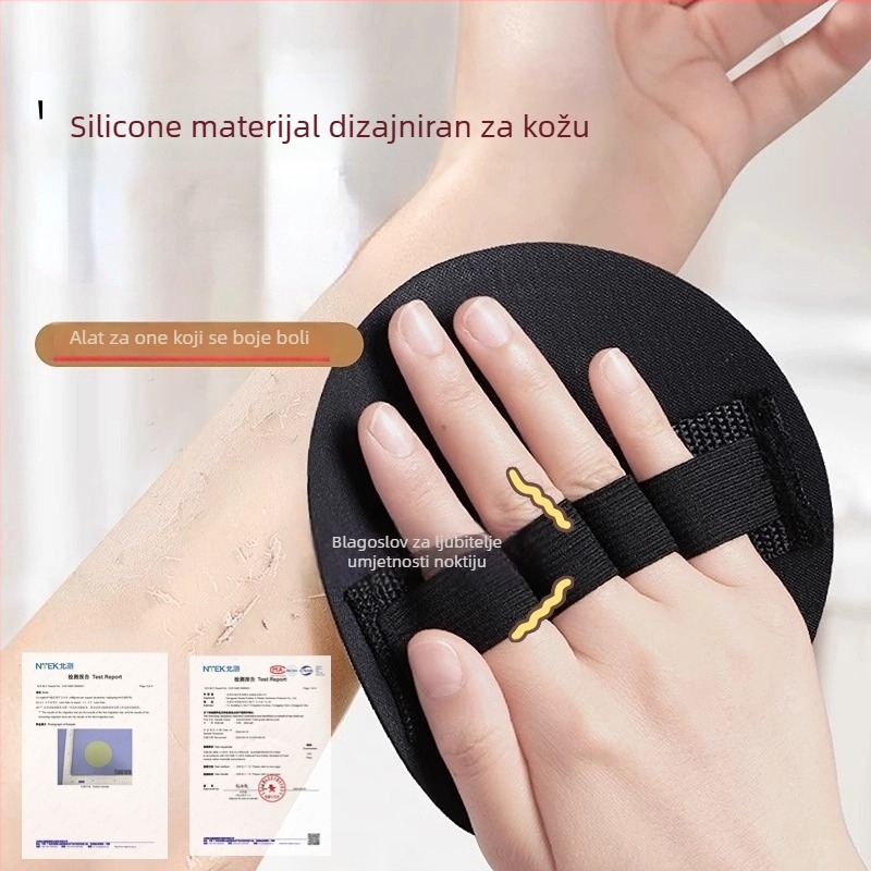 Tuš masažna četka, silikon, snažan eksfolijator, bezbolna i izdržljiva, univerzalna upotreba.