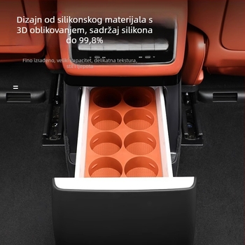 Silikonska podloga za napitke u automobilu, model Ideal L9, 0,5 kg, držač napitaka za unutrašnjost vozila