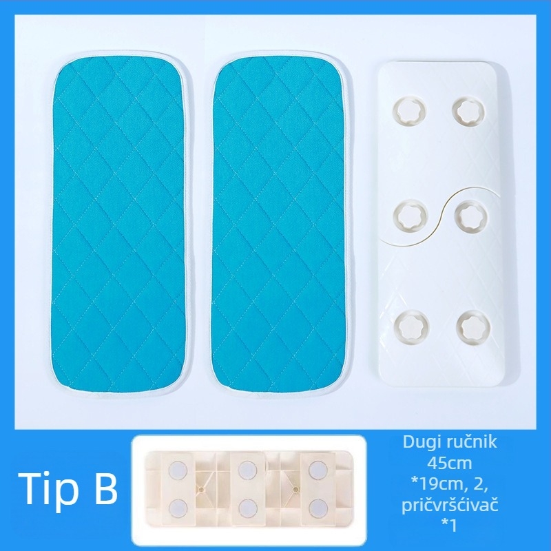 Četka za leđa s dugim drškom, zidna četka za tijelo s mekanim dlačicama