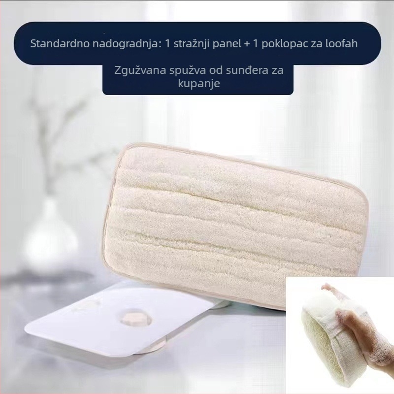 Četka za leđa s dugim drškom, zidna četka za tijelo s mekanim dlačicama