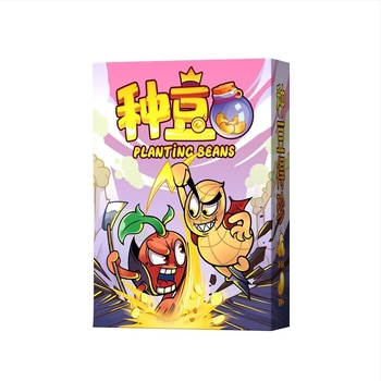 Kartično društveno igranje s temom graha i financijskim upravljanjem, multiplayer obiteljska zabava; papirnati dijelovi, pakiranje u vrećici; za 14+, potiče intelektualni razvoj i ručne vještine