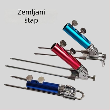 Metalni držač za štapove s bazom za tlo (Podrijetlo: Kina; Materijal: Metal; Licencirana privatna marka: Ne)