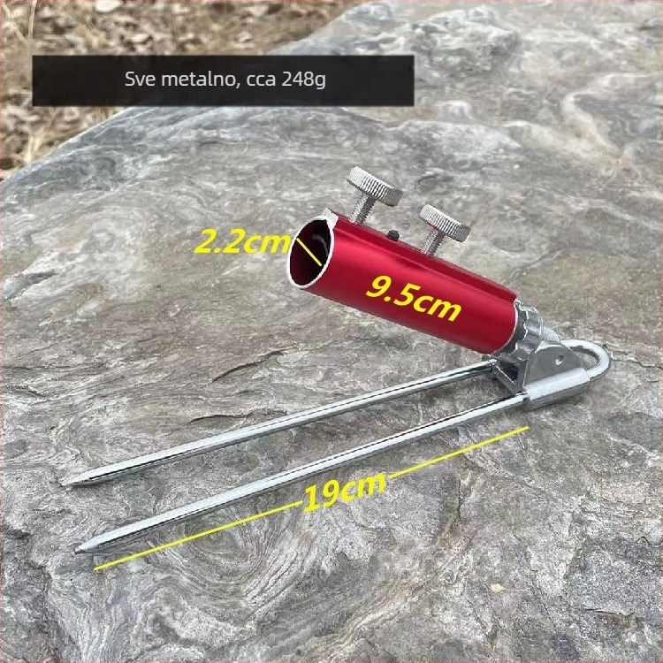Metalni držač za štapove s bazom za tlo (Podrijetlo: Kina; Materijal: Metal; Licencirana privatna marka: Ne)