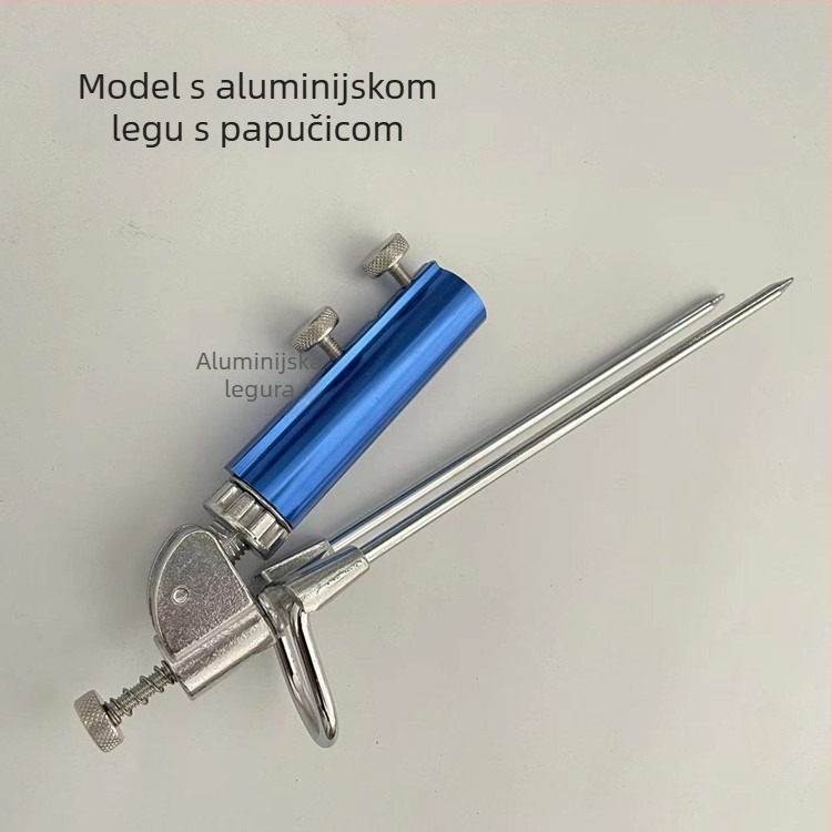 Metalni držač za štapove s bazom za tlo (Podrijetlo: Kina; Materijal: Metal; Licencirana privatna marka: Ne)