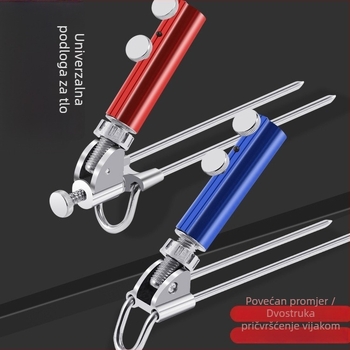 Držač za štap za pecanje na tlu, baza od aluminijske legure, nije sklopiv, nije okretan