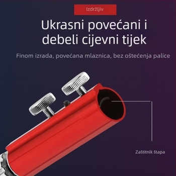 Držač za štap za pecanje na tlu, baza od aluminijske legure, nije sklopiv, nije okretan