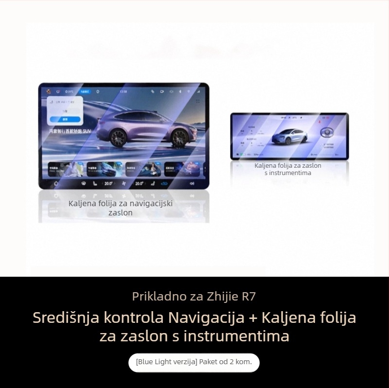Control ze Kaljeno staklo zaštitni zaslon za središnju konzolu Zhijie R7