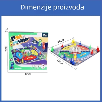 Stolna igra: Četiri u nizu – Flying Chess, edukativna i interaktivna, plastična, za uzrast 7–14 godina.