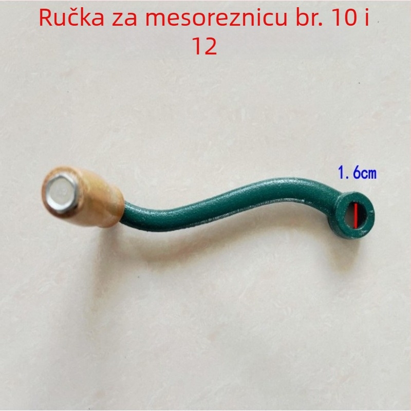Ručni mesni mlinac — ručica No.3/5/8/10/12, dodatak za mesni mlin, nehrđajući čelik