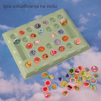 Edukativna stolna igra Flip šah – razvija razmišljanje i emocije (Materijal: Plastika; Kategorija: Šah i kartice na stolu; Edukativna igra; Uzrast: 15–35)