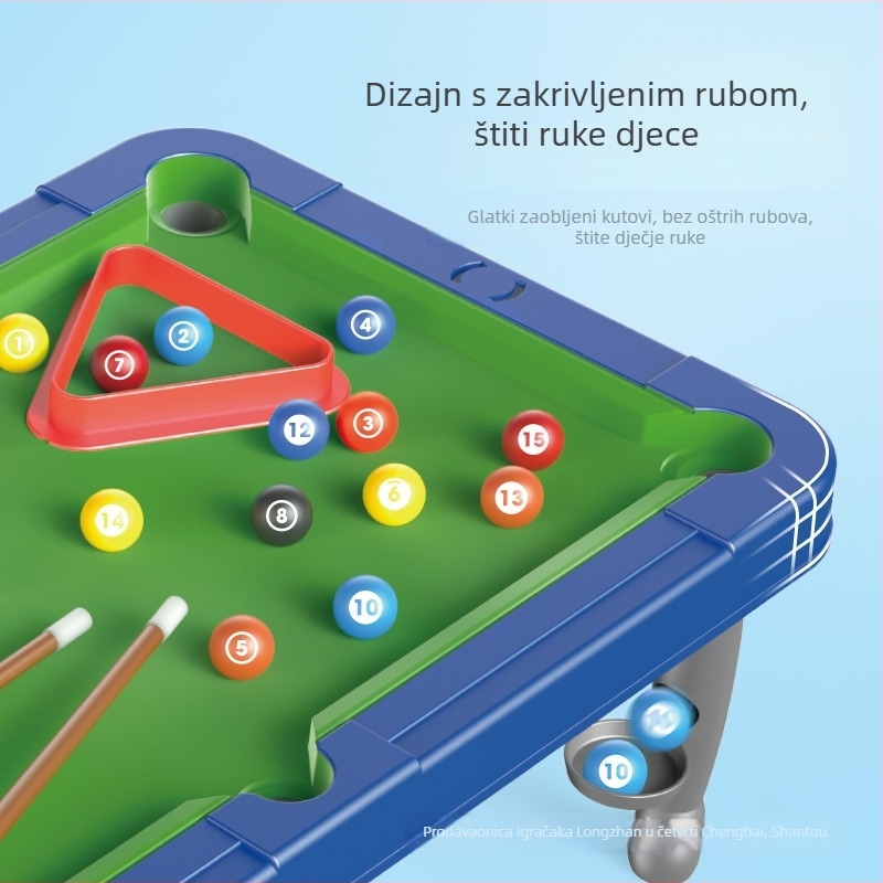 6-u-1 stolna igra: stolni nogomet, košarka i bilijar za dva igrača – roditeljsko-djeci interaktivna edukativna igra (Materijal: plastika; Kategorija: stolni nogomet; Značajke: 6-u-1; Igra se na ravnoj površini)
