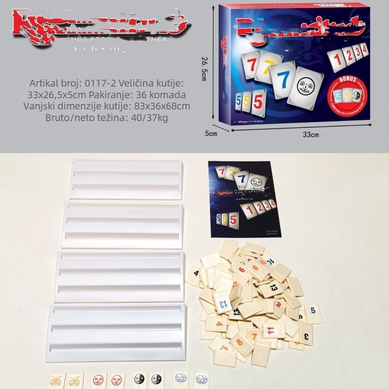 Bridge karta-puzla – plastika i papir, društvena igra za uzrast 4-6, 7-14 i 15-35