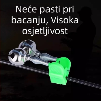 Zvono za morski ribolov sa senzorom i noćnim svjetlom, alarm protiv ispuštanja — Marka: Friendly; Kod proizvoda: HQ; Materijal: Drugo; Licencirane privatne marke: Ne