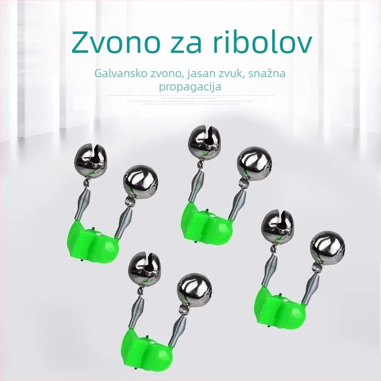 Zvono za morski ribolov sa senzorom i noćnim svjetlom, alarm protiv ispuštanja — Marka: Friendly; Kod proizvoda: HQ; Materijal: Drugo; Licencirane privatne marke: Ne