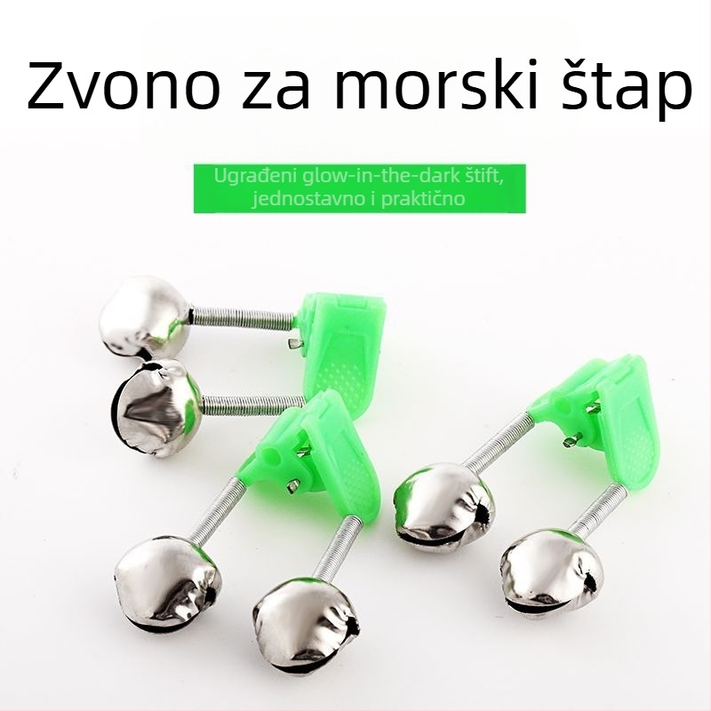 Zvono za morski ribolov sa senzorom i noćnim svjetlom, alarm protiv ispuštanja — Marka: Friendly; Kod proizvoda: HQ; Materijal: Drugo; Licencirane privatne marke: Ne