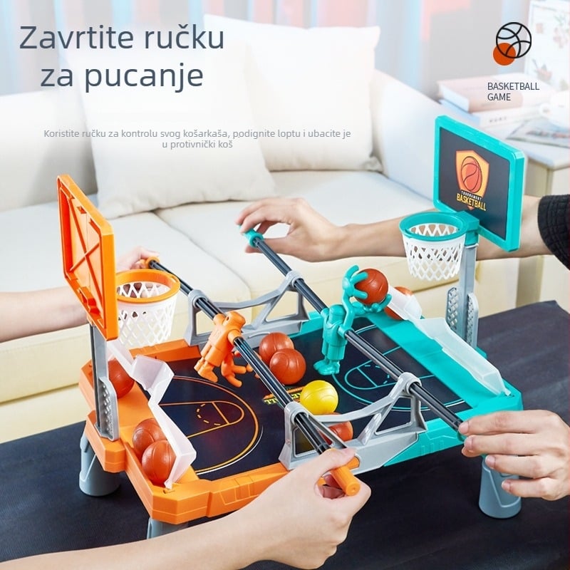 Dječja stolna igra gađanja lopte, od plastike, interaktivna, razvija vid i koordinaciju ruka-oko, za uzrast 7–14 i 15–35