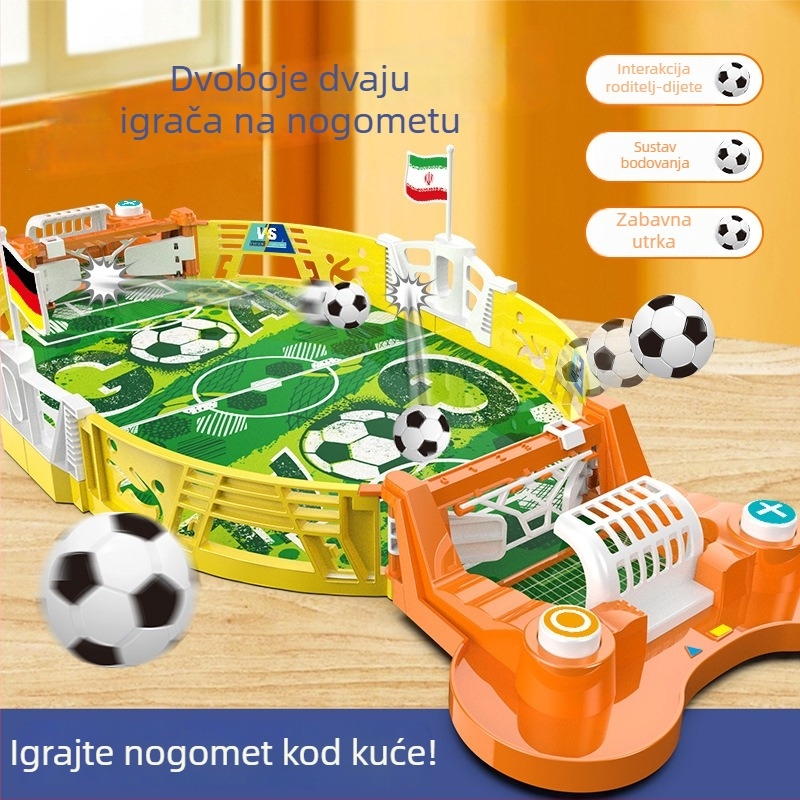 Dječja stolna nogometna igra – dvostrano interaktivni stol, plastična konstrukcija, razvija koordinaciju ruku i oka te kognitivne vještine, uzrast 4–14