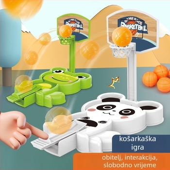 Stolna košarkaška igra s izbacnim mehanizmom, plastična konstrukcija, unutarnja uporaba, od 14 godina nadalje