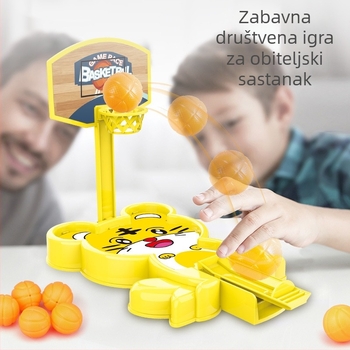 Stolna košarkaška igra s izbacnim mehanizmom, plastična konstrukcija, unutarnja uporaba, od 14 godina nadalje