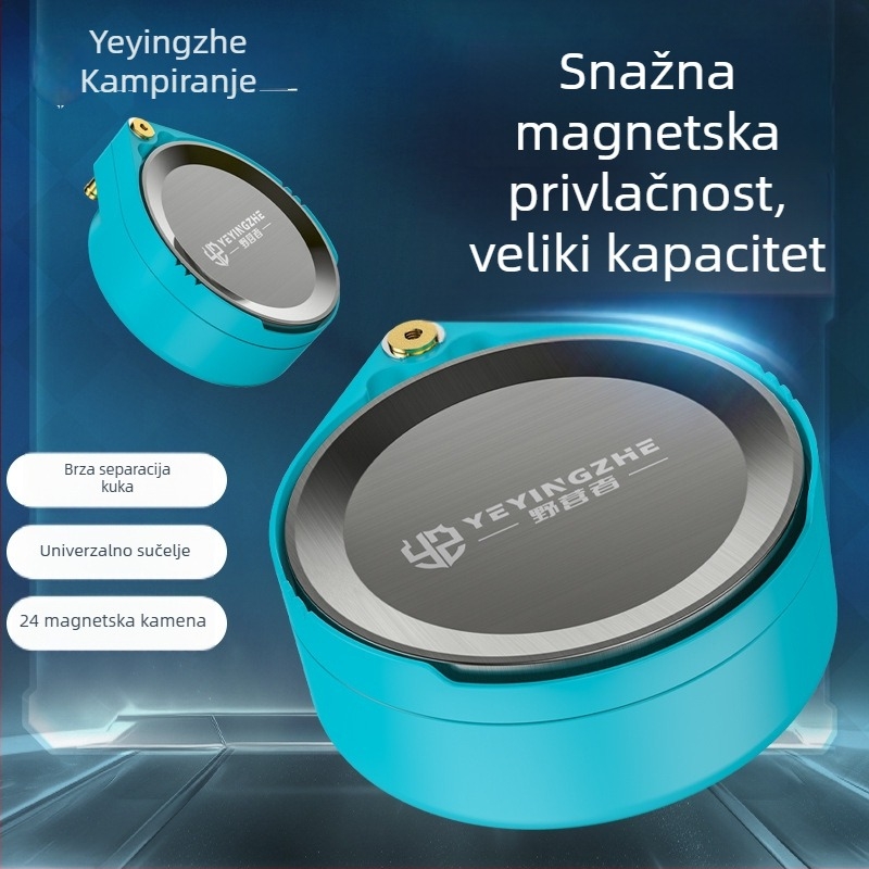 Camper magnetska pločica za mamce – plastična, snažan magnet, univerzalna kutija za mamce za ribolov