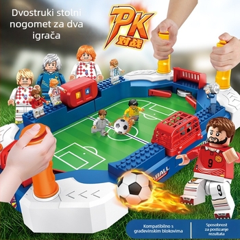 Stolni nogomet za dva | Plastika | Dvostruki duel za koordinaciju ruka-oko uz unaprijeđenu igru | Šarena kutija u pakiranju