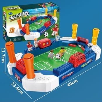 Stolni nogomet za dva | Plastika | Dvostruki duel za koordinaciju ruka-oko uz unaprijeđenu igru | Šarena kutija u pakiranju