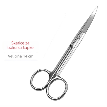 Šminkarske škare za trakicu kapke dvostrukog oka – Deep Color, nehrđajući čelik