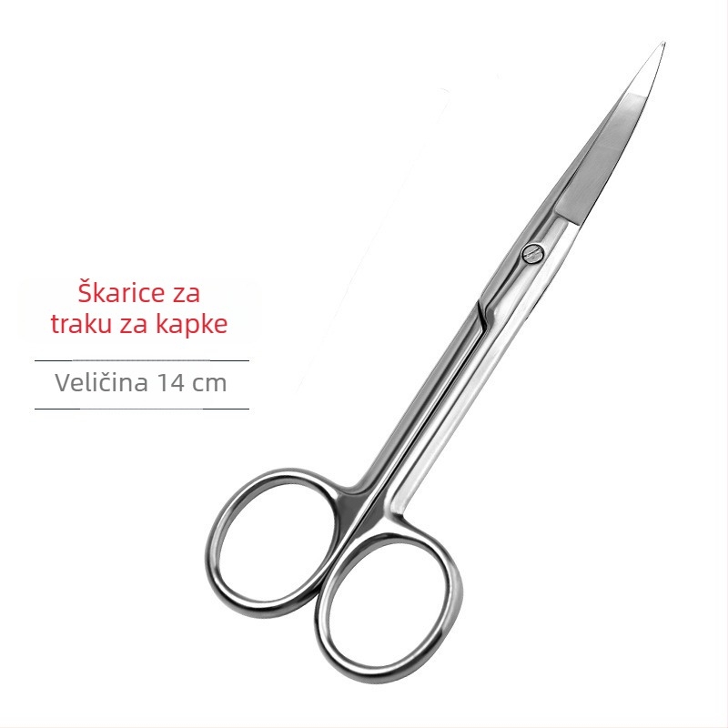 Šminkarske škare za trakicu kapke dvostrukog oka – Deep Color, nehrđajući čelik