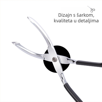 Beijue pinceta za obrve, zakrivljeni alat za uklanjanje dlačica, ugljična čelika, podrijetlo Yangjiang