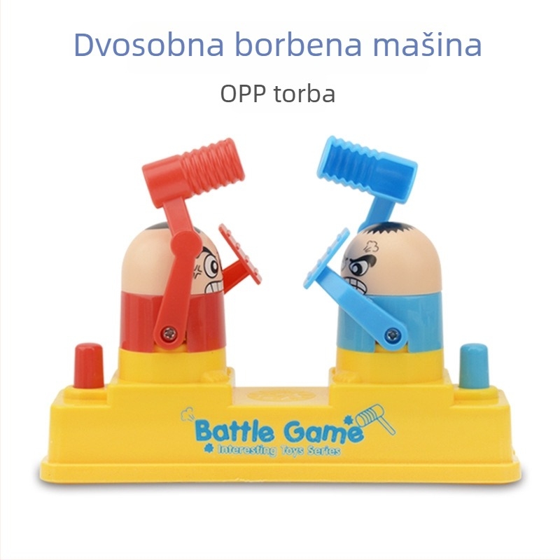 Stolna igra s borbenim robotima za dva igrača — edukativna, interaktivna za roditelje i djecu, plastični materijal