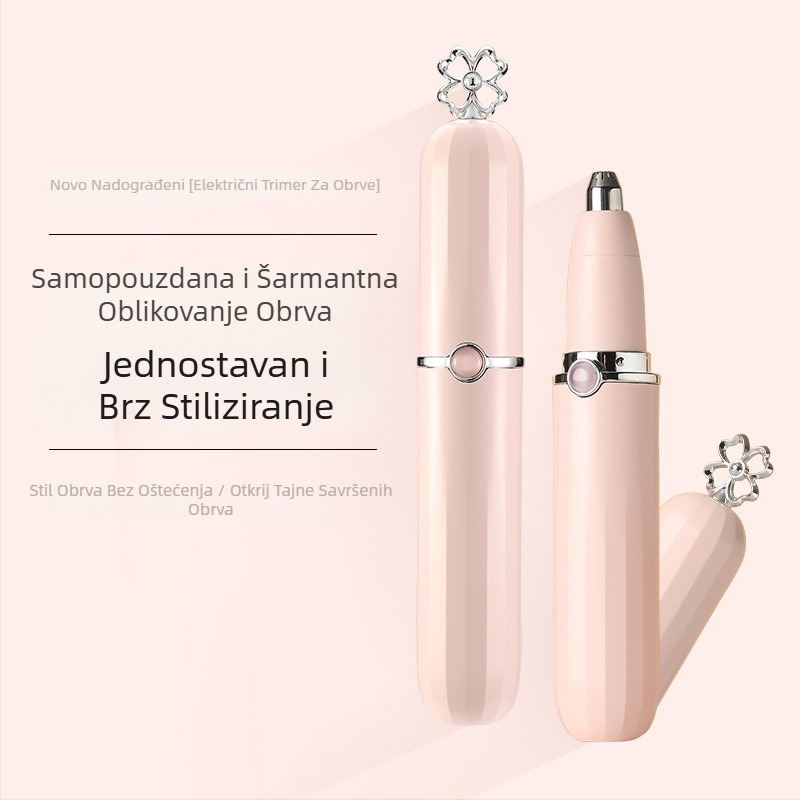 Električni trimer za obrve u olovci – protiv ogrebotina, USB napajanje, ABS kućište, za početnike, kućna upotreba