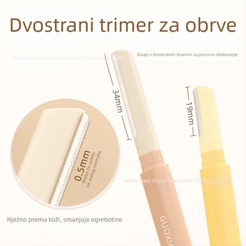 Dvostruki trimer za obrve za muškarce i žene — Marka guoxiaoniu; Materijal: nehrđajući čelik i ABS; Podrijetlo: Hubei; Klasifikacija: nož za obrve