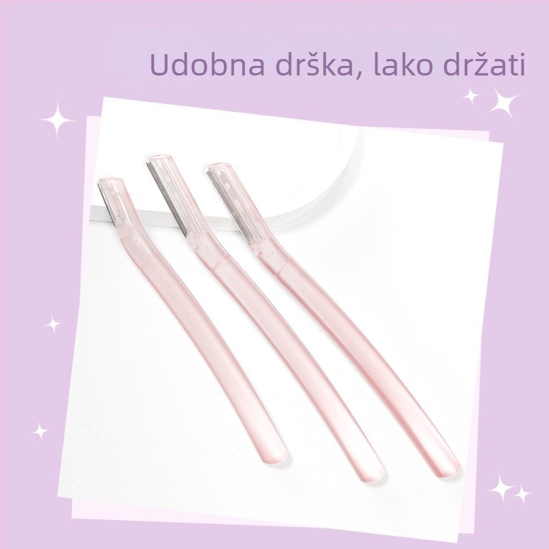 Nož za uređivanje obrva, Eti Skin, oštrica od nehrđajućeg čelika + ABS tijelo, za obične korisnike