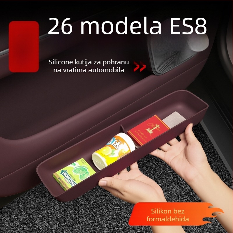 Huangku silikonski unutarnji dodaci za 26 modela kutija za skladištenje vrata Nio ES8