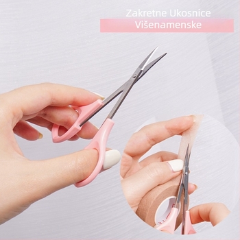 Škare za obrve Shuangling, nehrđajući čelik, za svakodnevnu upotrebu