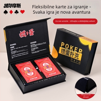 Set karata za tradicionalne društvene igre - papir, poker, zabava, razvoj inteligencije, koordinacija ruka-oko, 14+