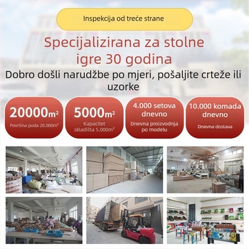 Drveni mini stol za biliard za unutarnju upotrebu — Napyi, stolna igra biliarda za djecu uz zabavu i interakciju za dvoje