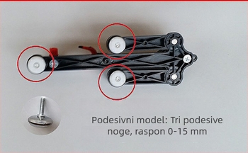 Magnetski podesivi raft ribarski stalak s noćnim svjetlom