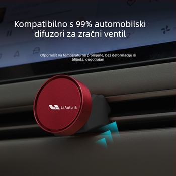 Auto klip za ventilaciju za držač središnje kontrole klimatizacije — silikon, kompatibilan s Ideal i6i8/i8i6, artikl Ideal 0073, marka Car Deer
