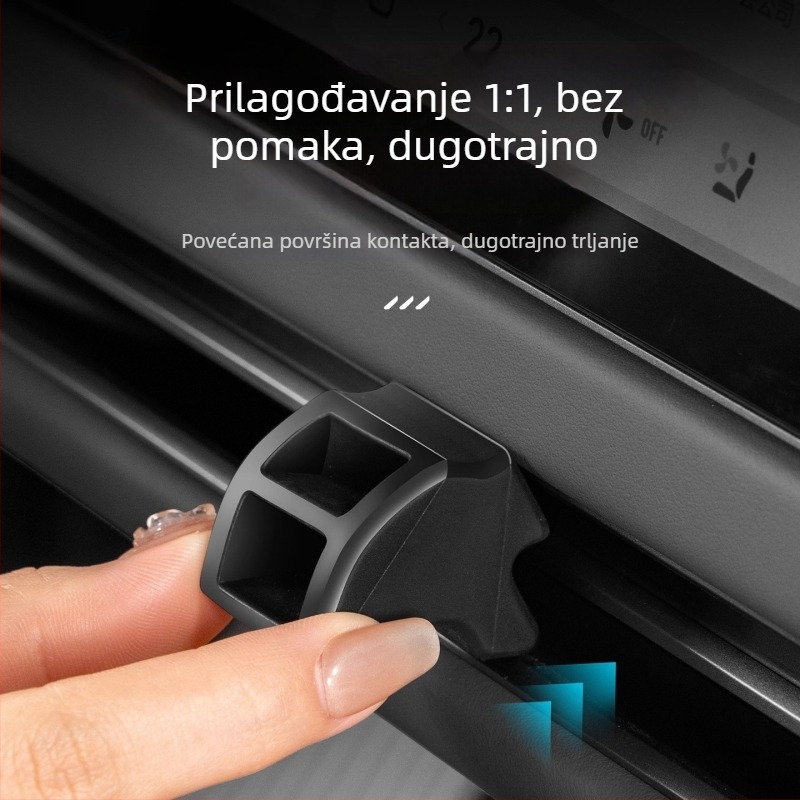 Auto klip za ventilaciju za držač središnje kontrole klimatizacije — silikon, kompatibilan s Ideal i6i8/i8i6, artikl Ideal 0073, marka Car Deer