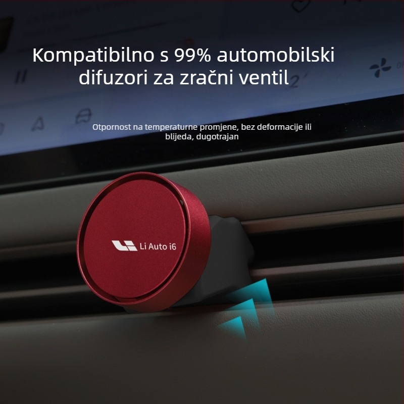 Auto klip za ventilaciju za držač središnje kontrole klimatizacije — silikon, kompatibilan s Ideal i6i8/i8i6, artikl Ideal 0073, marka Car Deer