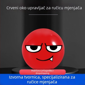 Ručka mjenjača – dizajn crvenih kugličnih očiju, akrilni materijal, univerzalna kompatibilnost, bez prilagodbe