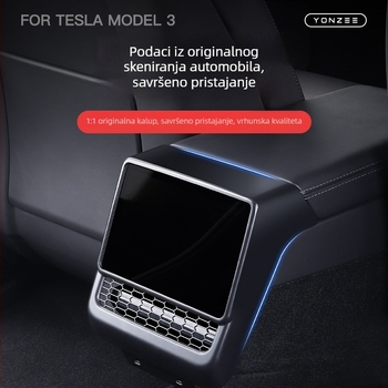 YZ ABS stražnji poklopac izlaza zraka za Tesla Model 3 i Model Y, montaža ljepilom