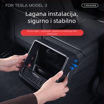 YZ ABS stražnji poklopac izlaza zraka za Tesla Model 3 i Model Y, montaža ljepilom